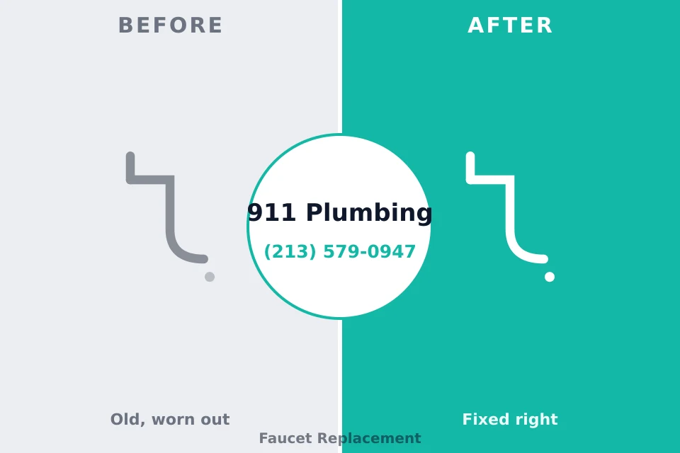 Before and after: plumbing repair Lake Secession, SC